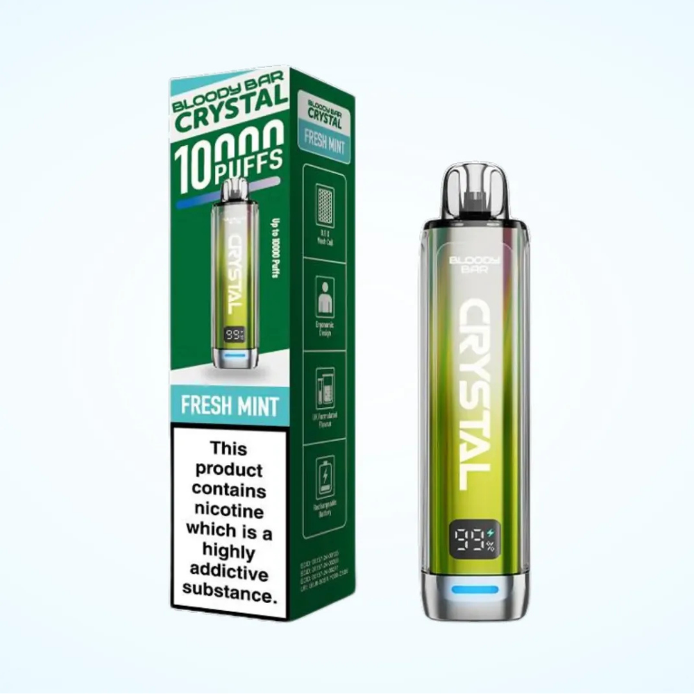 Bloody Bar Crystal 10K Prefilled Pod Kit Fresh Mint
