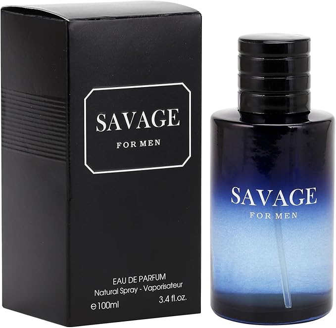 Savage for Men Eau De Parfum – 100ml | Fresh Spicy Scent Fragrance Spray with Calabrian Bergamot Paired with Spicy Pepper