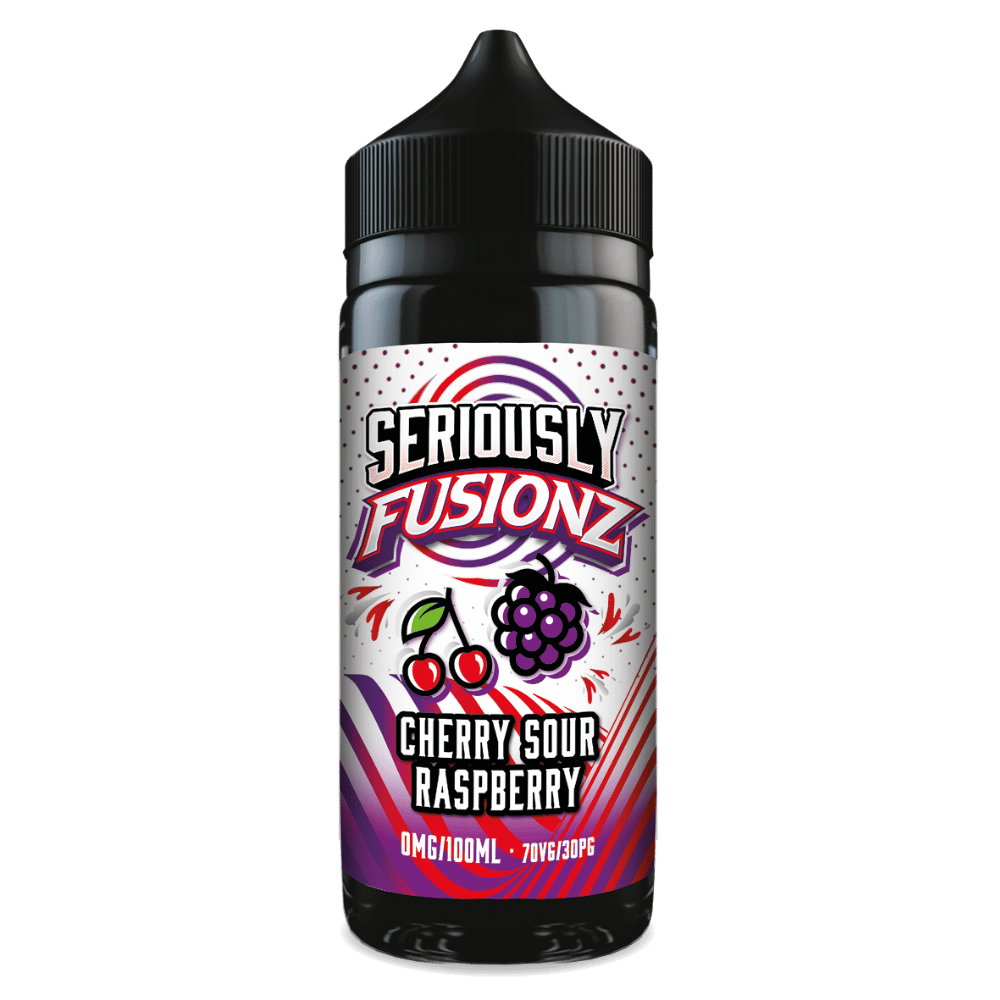 Doozy Seriously Fusionz 100ml E-Liquid Shortfill Cherry Sour Raspberry