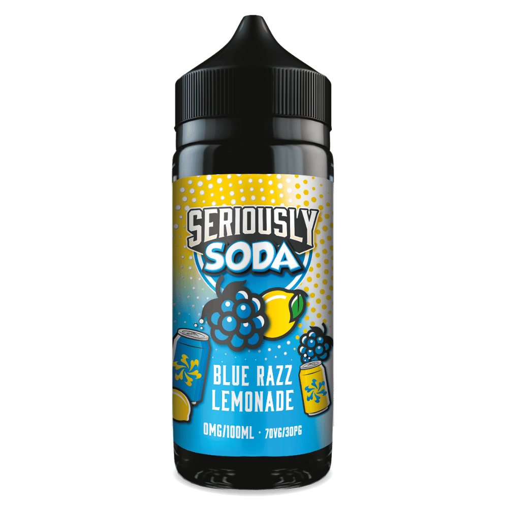 Doozy Seriously Soda 100ml E-Liquid Shortfill Blue Razz Lemonade