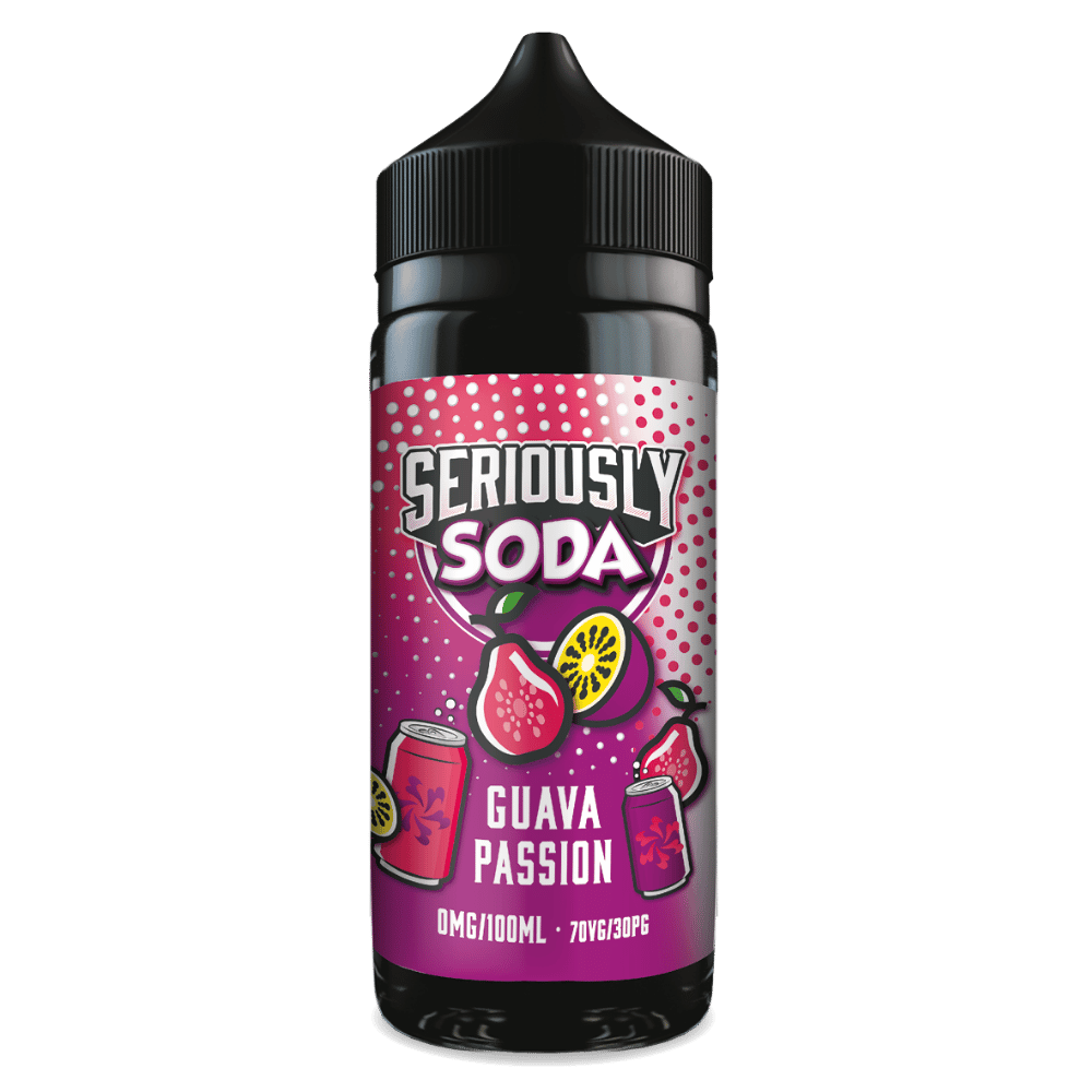 Doozy Seriously Soda 100ml E-Liquid Shortfill Guava Passion