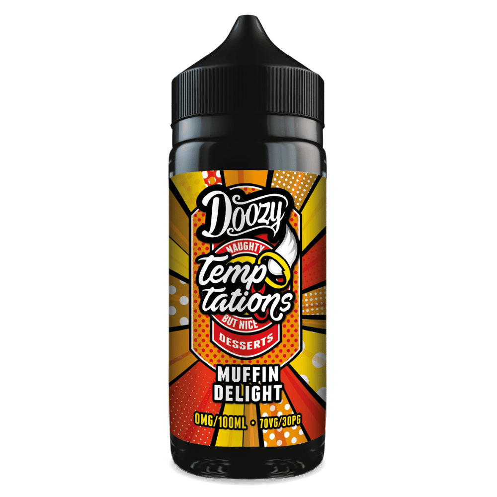 Doozy Temptations 100ml E-Liquid Shortfill Muffin Delight