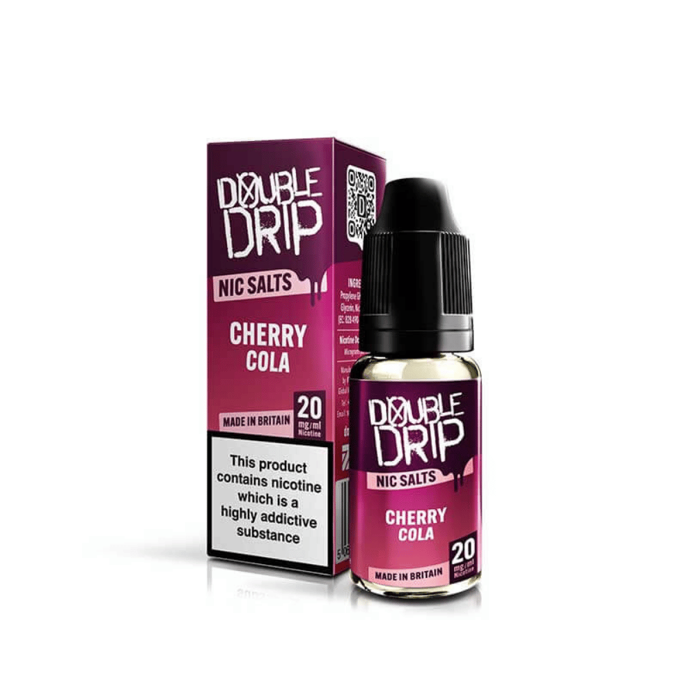 Double Drip Nic Salt E-Liquid Cherry Cola