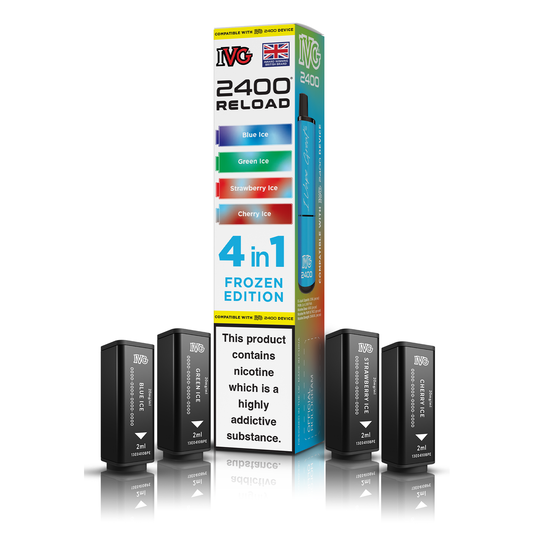 IVG 2400 4 In 1 Frozen Edition Reload Pods
