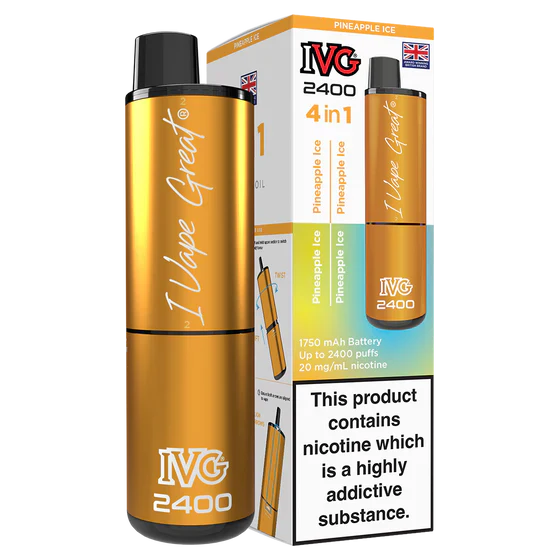 IVG 2400 Rechargeable Vape Pineapple Ice