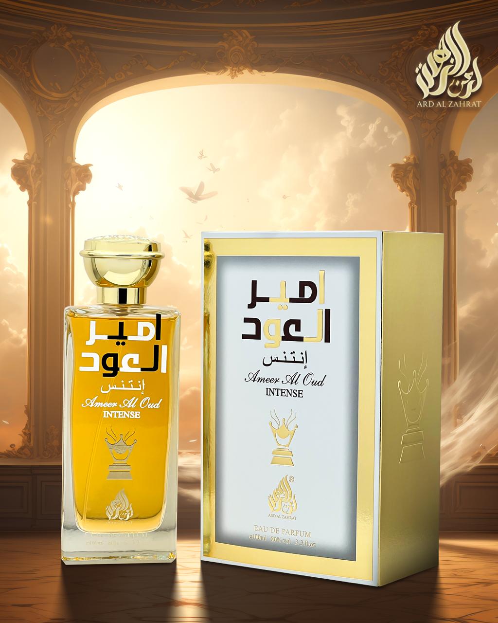 AMEER AL OUD INTENSE 100 ML – Eau de Parfum Rich & Intense Oud Natural Spray, 6-7 Hour Long-Lasting Fragrance