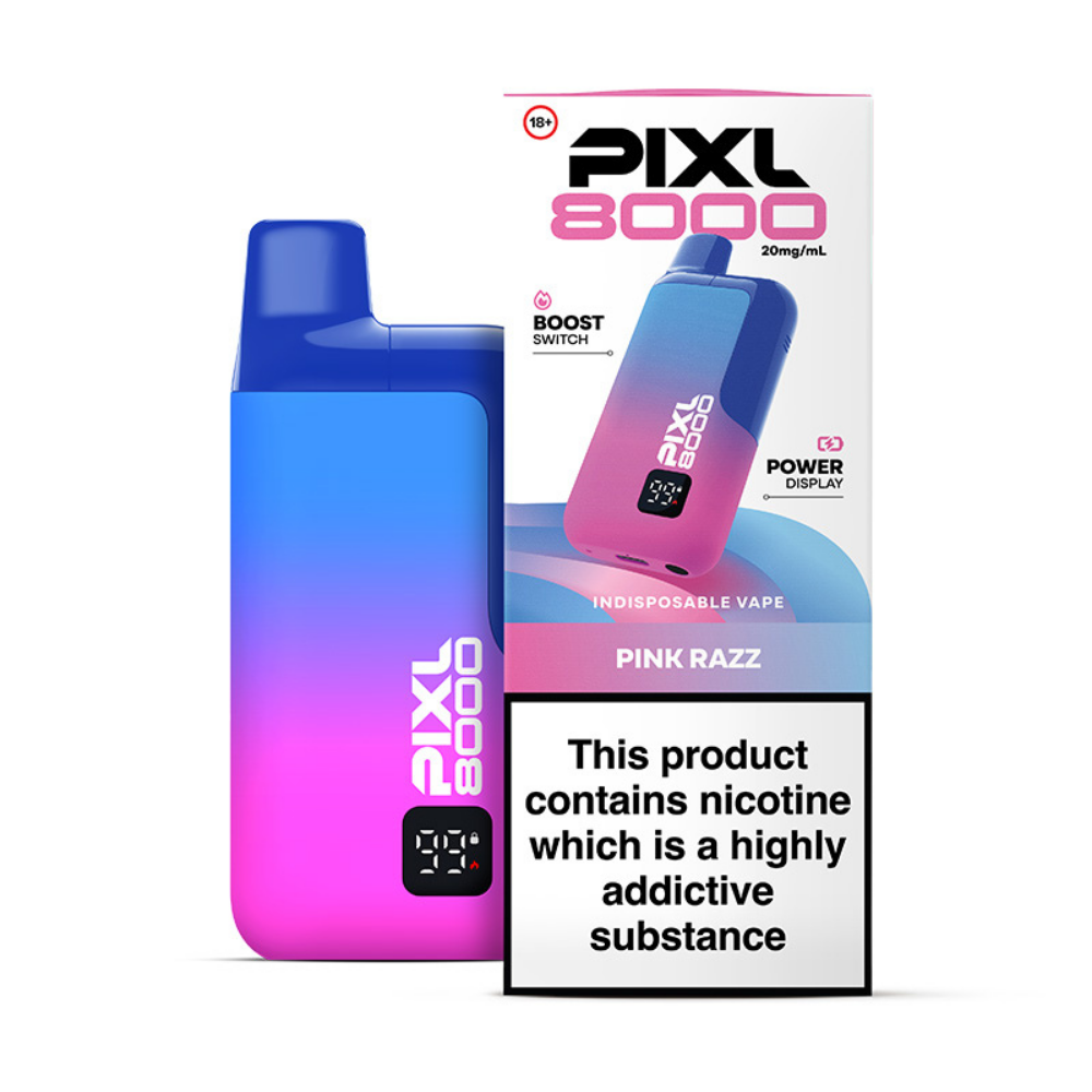 Pixl 8000 Prefilled Pod Kit Pink Razz