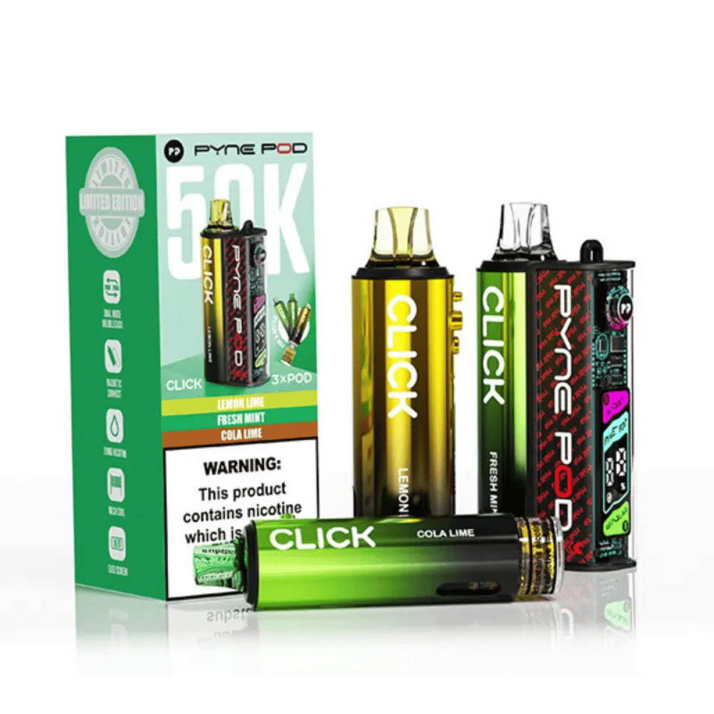 Pyne Pod Click 50k Prefilled Pod Kit Green Edition