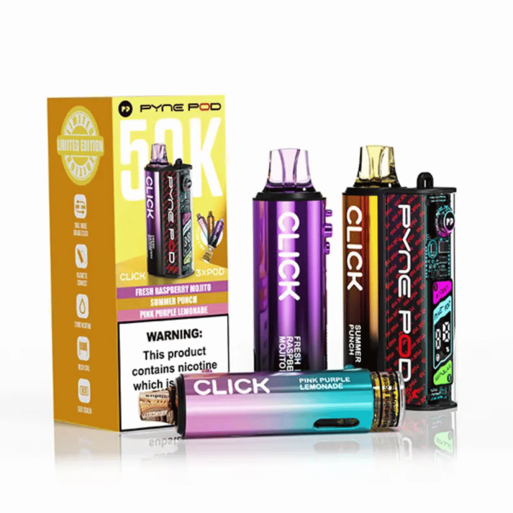 Pyne Pod Click 50k Prefilled Pod Kit Drinks Edition