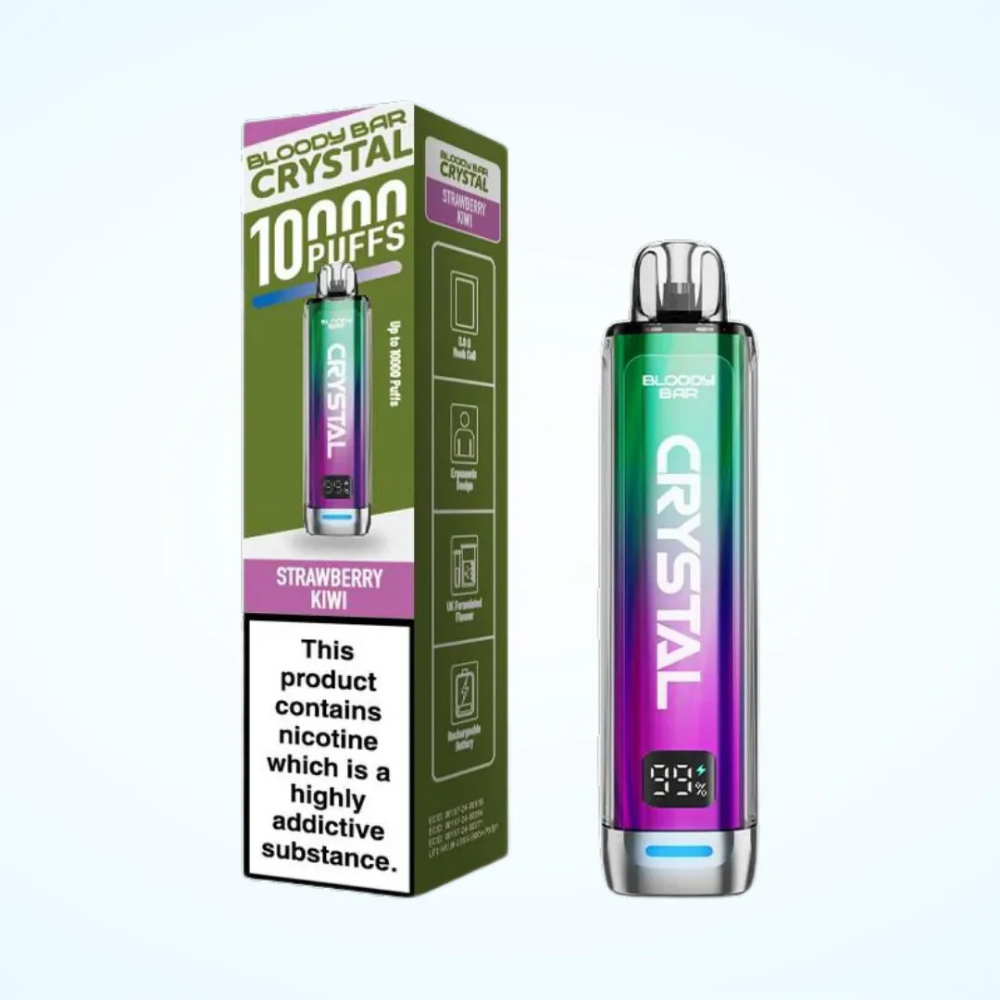 Bloody Bar Crystal 10K Prefilled Pod Kit Strawberry Kiwi