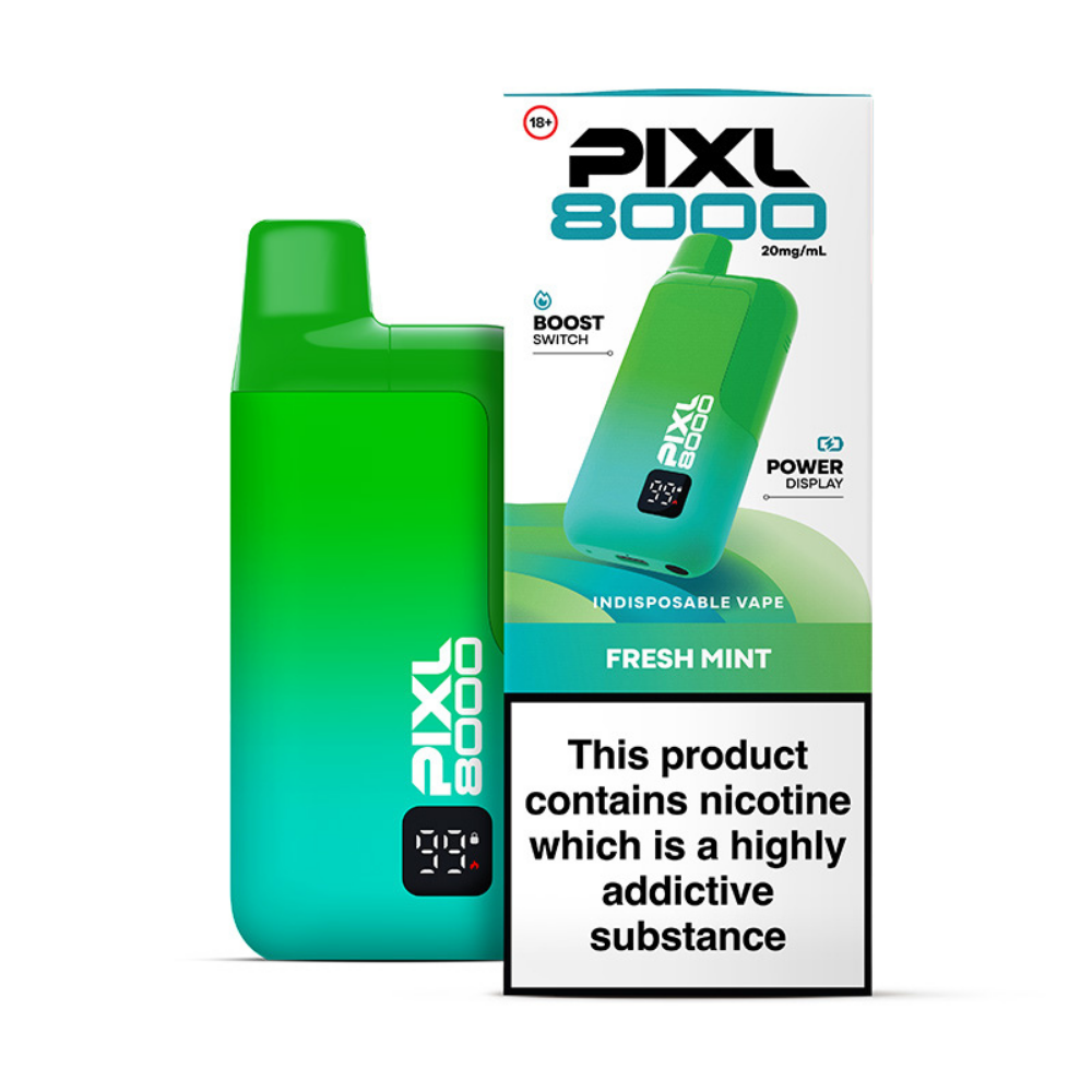 Pixl 8000 Prefilled Pod Kit Fresh Mint