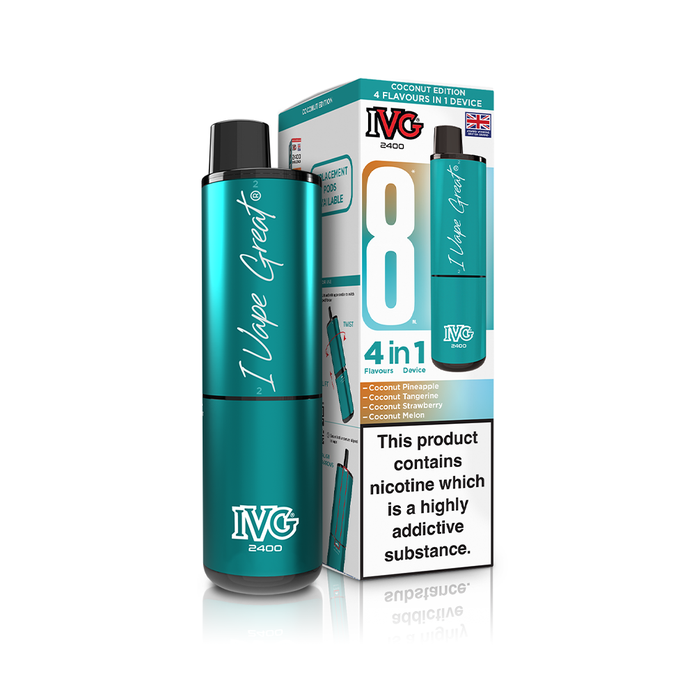 IVG 2400 4 In 1 Starter Kit Coconut Edition