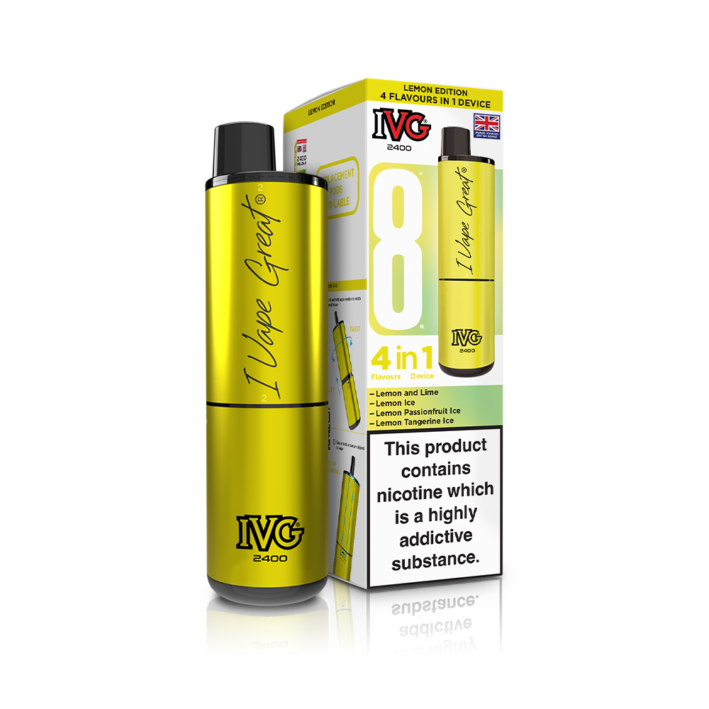 IVG 2400 4 In 1 Starter Kit Lemon Edition