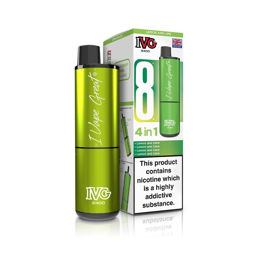 IVG 2400 4 In 1 Starter Kit Lemon and Lime