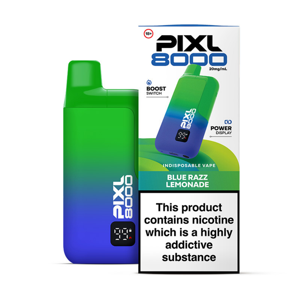 Pixl 8000 Prefilled Pod Kit Blue Razz Lemonade