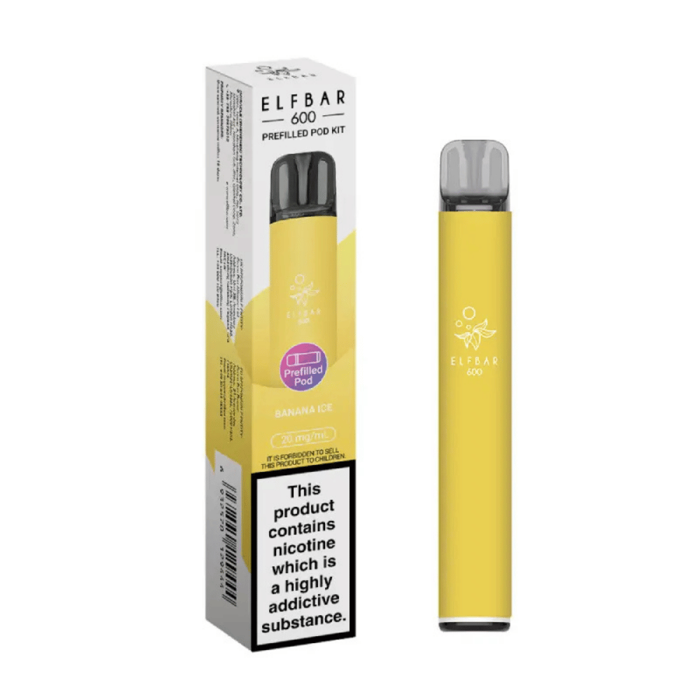 ELFBAR 600 Prefilled Pod Kit Banana Ice