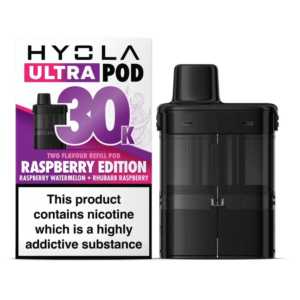 Hyola Ultra 30K Prefilled Replacement Pods Raspberry Edition