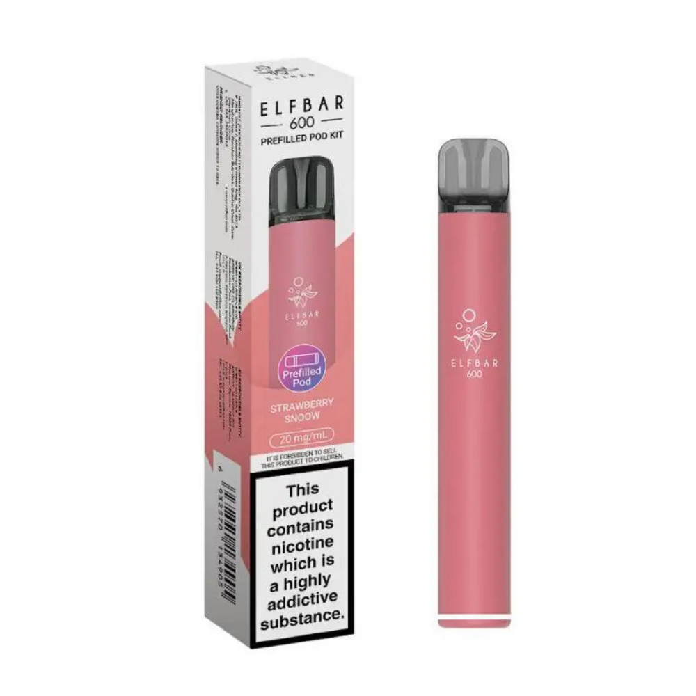 ELFBAR 600 Prefilled Pod Kit Strawberry Snoow