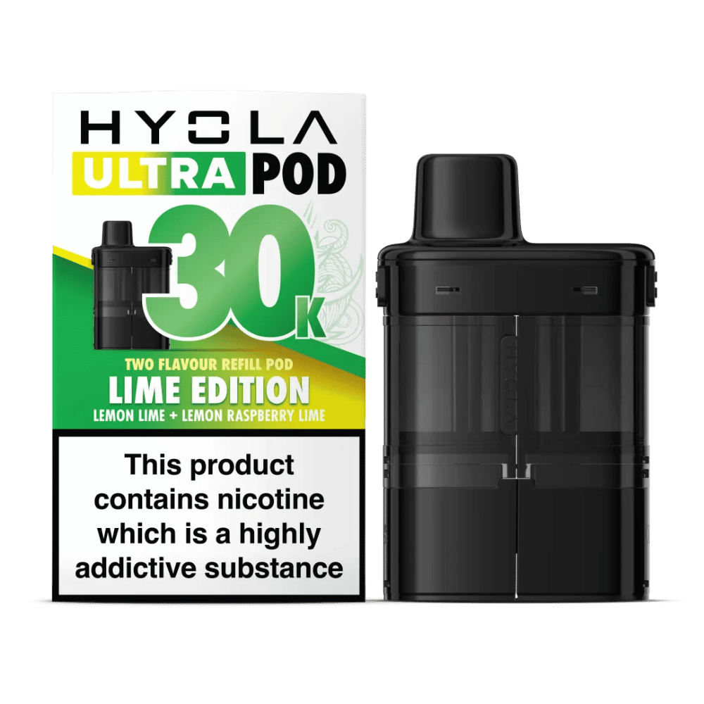 Hyola Ultra 30K Prefilled Replacement Pods Lime Edition