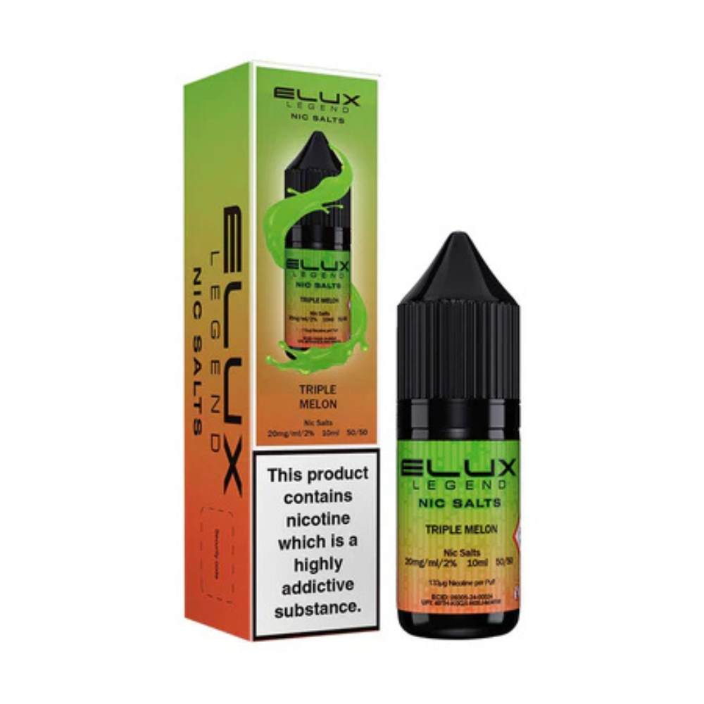 Elux Legend Nic Salts Triple Melon E Liquid 10ml