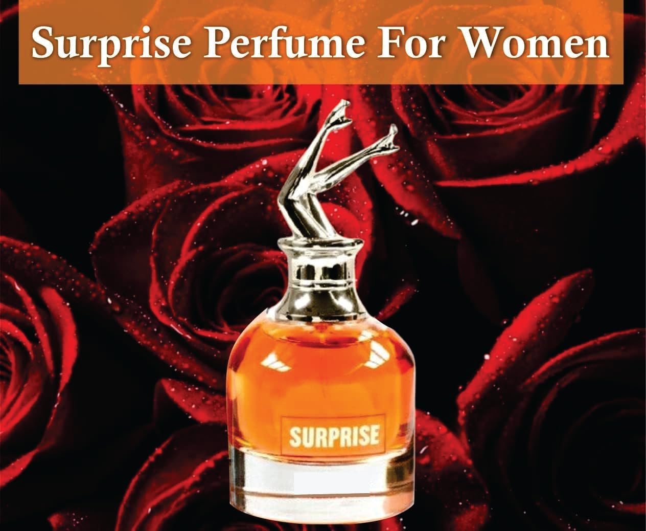 Surprise Perfume | Vanilla, Rose and White Musk Fragrance | Surprise Women Eau De Parfum Spray 90ml Parfum By Sapphire’s Choice