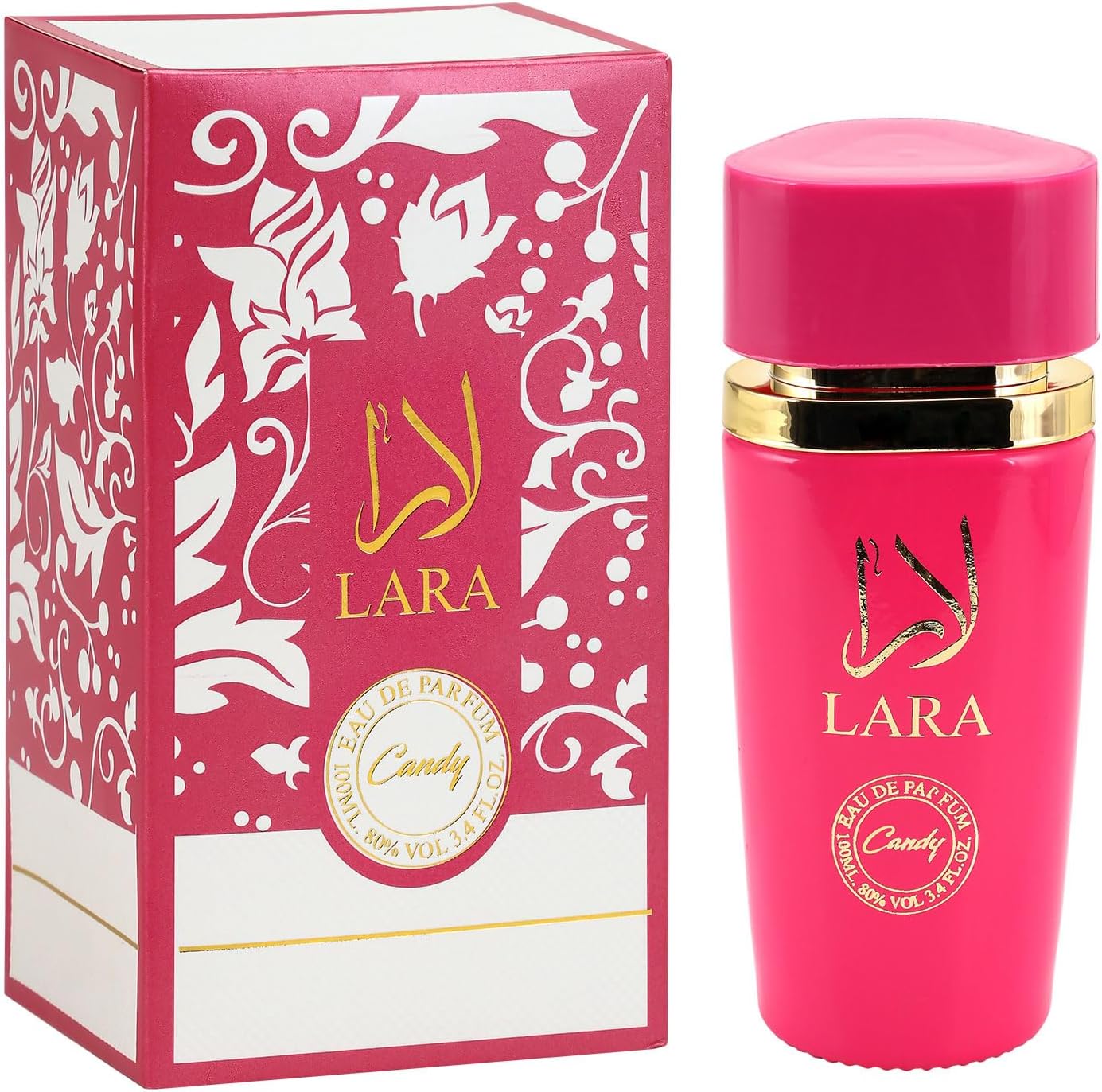 Lara Rouge Eau De Parfum for Women – 100ml | Luxurious Arabian Scent Fragrance Spray with Bergamot, Mandarin, Apple