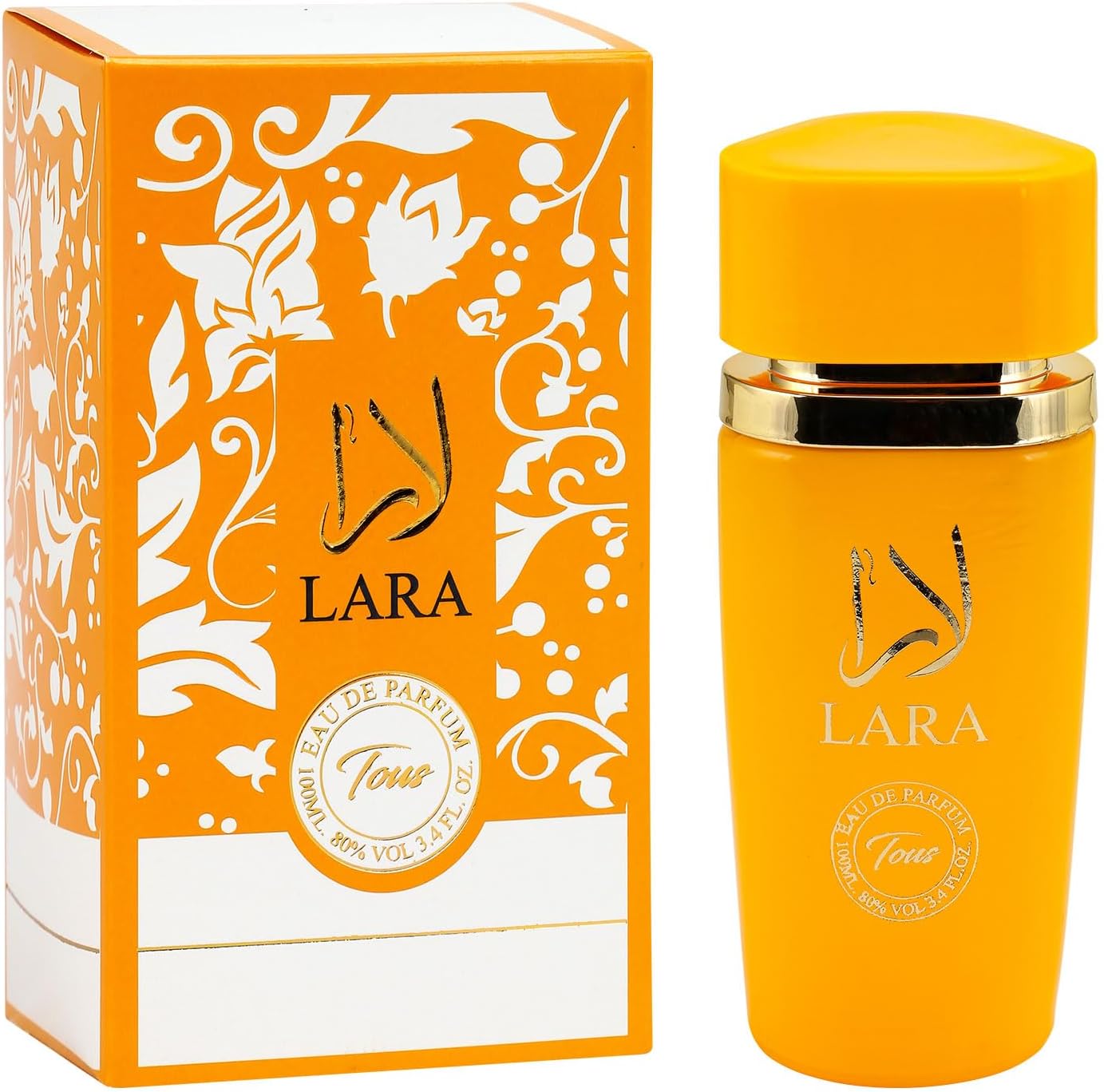 Lara Rouge Eau De Parfum for Women – 100ml | Luxurious Arabian Scent Fragrance Spray with Bergamot, Mandarin, Apple