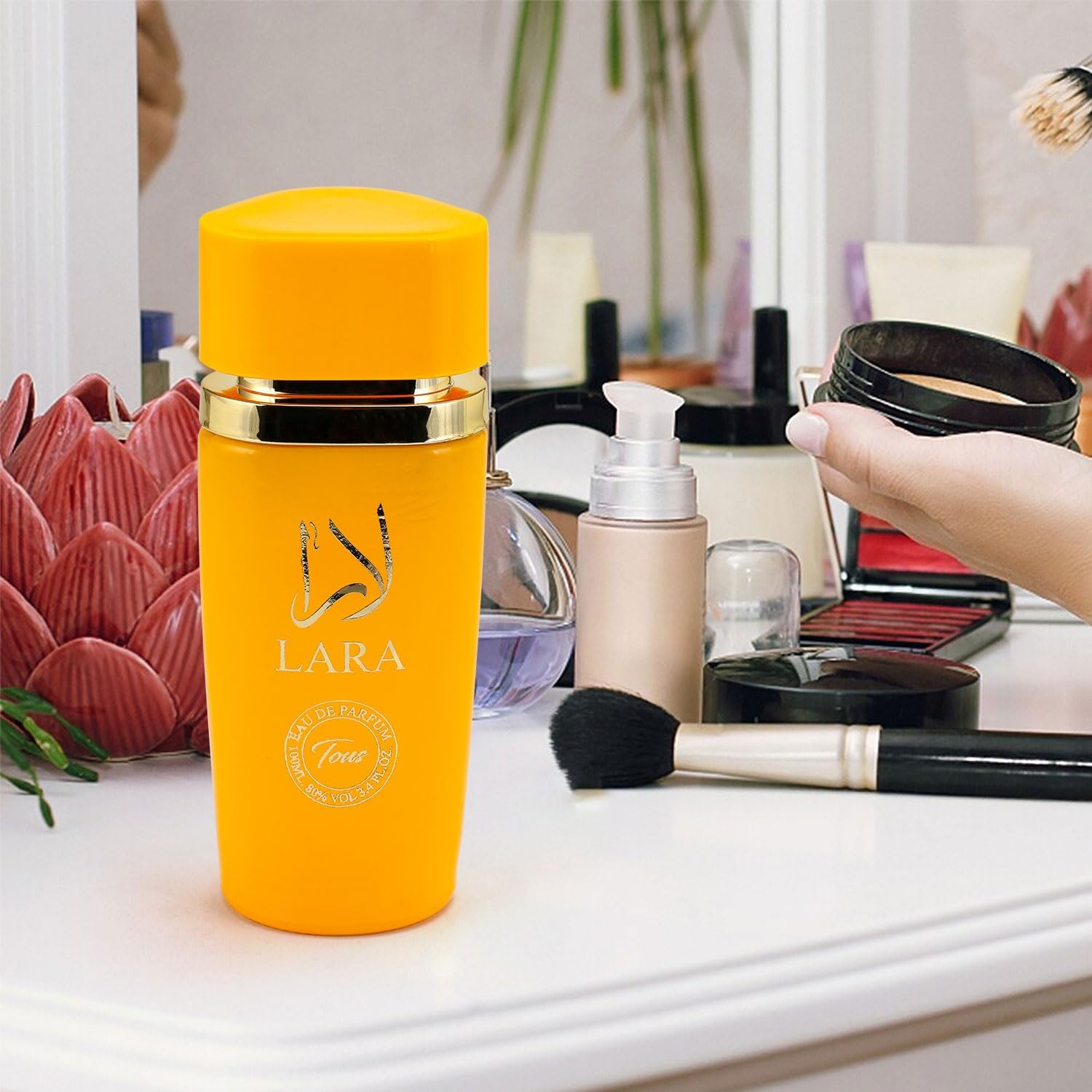 Lara Rouge Eau De Parfum for Women – 100ml | Luxurious Arabian Scent Fragrance Spray with Bergamot, Mandarin, Apple