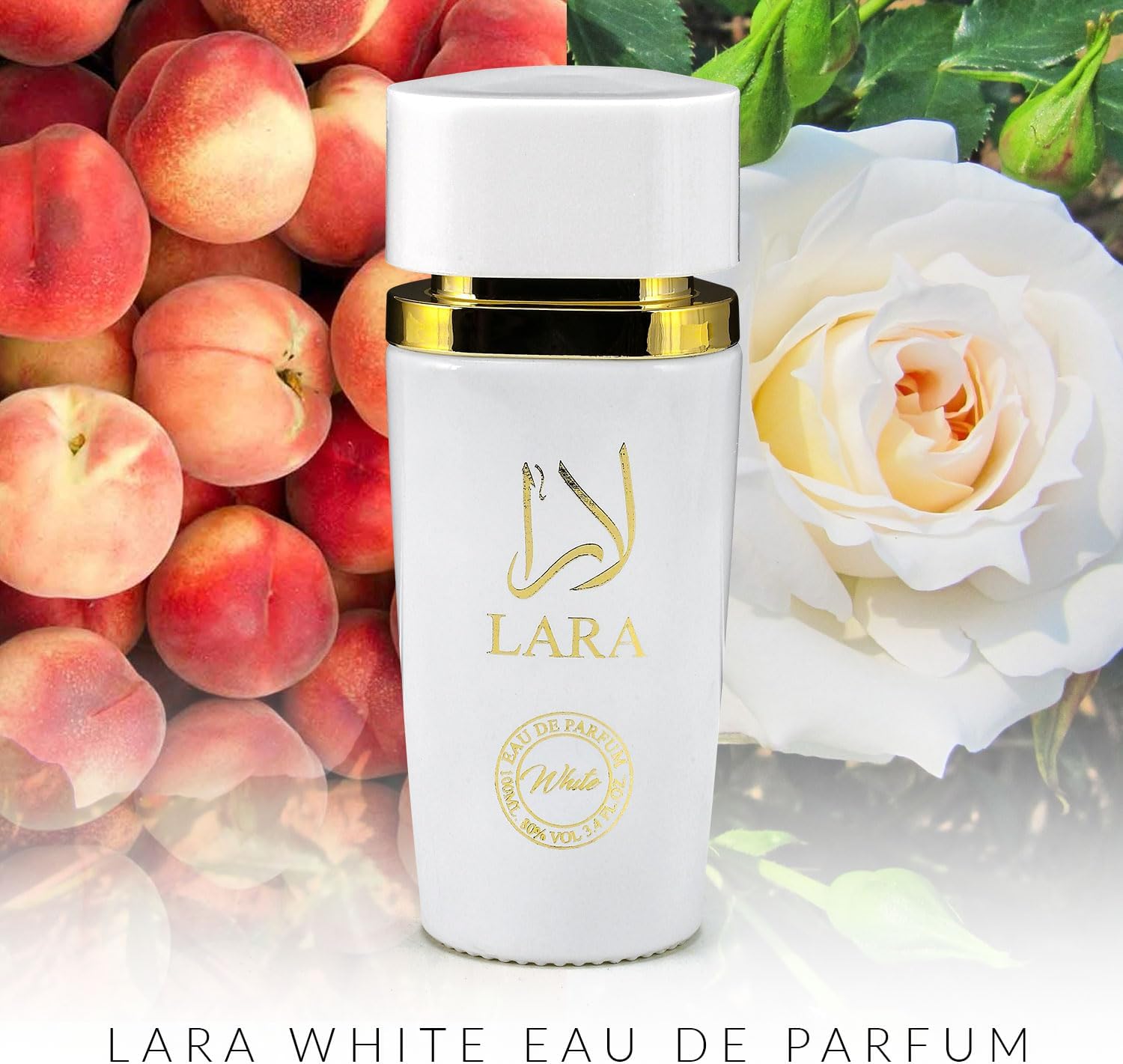 Lara Rouge Eau De Parfum for Women – 100ml | Luxurious Arabian Scent Fragrance Spray with Bergamot, Mandarin, Apple