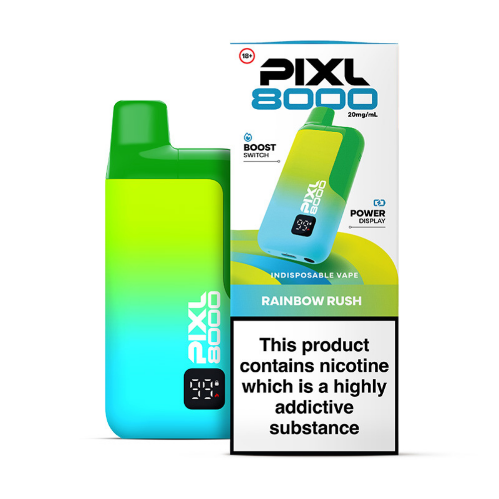 Pixl 8000 Prefilled Pod Kit Rainbow Rush