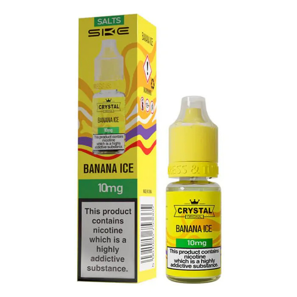 SKE Crystal Salts Banana Ice E Liquid 10ml