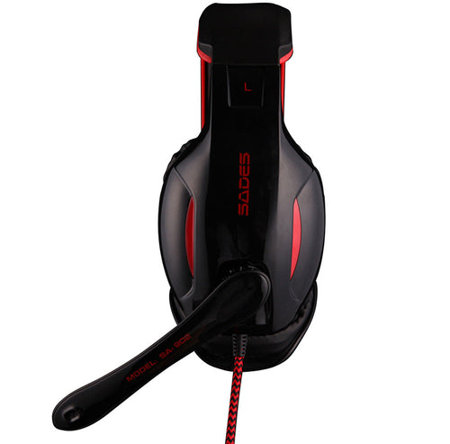 SADES SA 902 Hero Alliance Gaming Headphones USB PC Light Audio