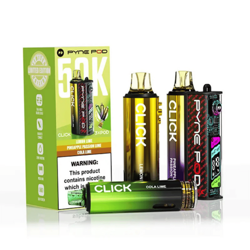 Pyne Pod Click 50k Prefilled Pod Kit Lime Edition