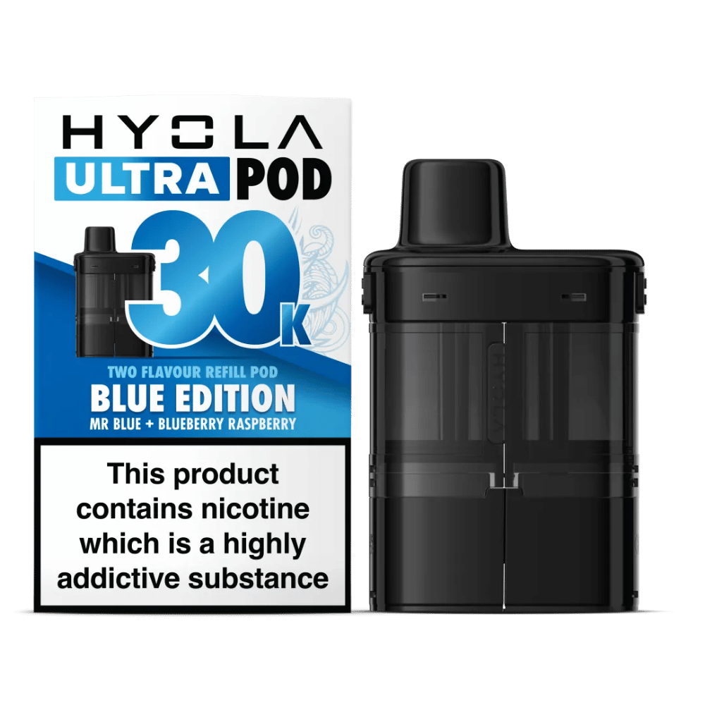 Hyola Ultra 30K Prefilled Replacement Pods Blue Edition