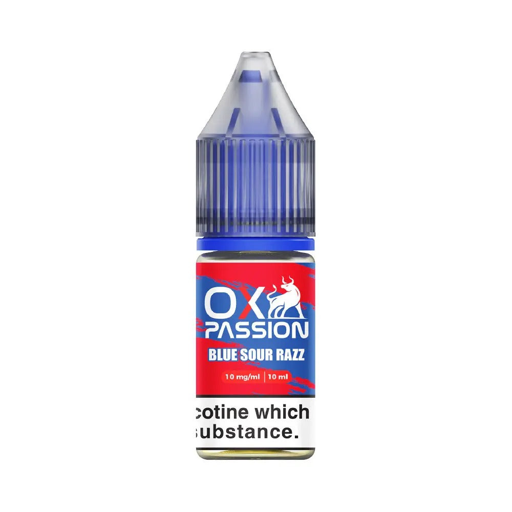 OXVA OX Passion Blue Sour Razz E Liquid 10ml