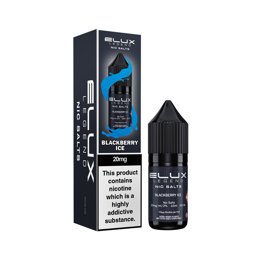 Elux Legend Nic Salt Blackberry Ice E Liquid 10ml