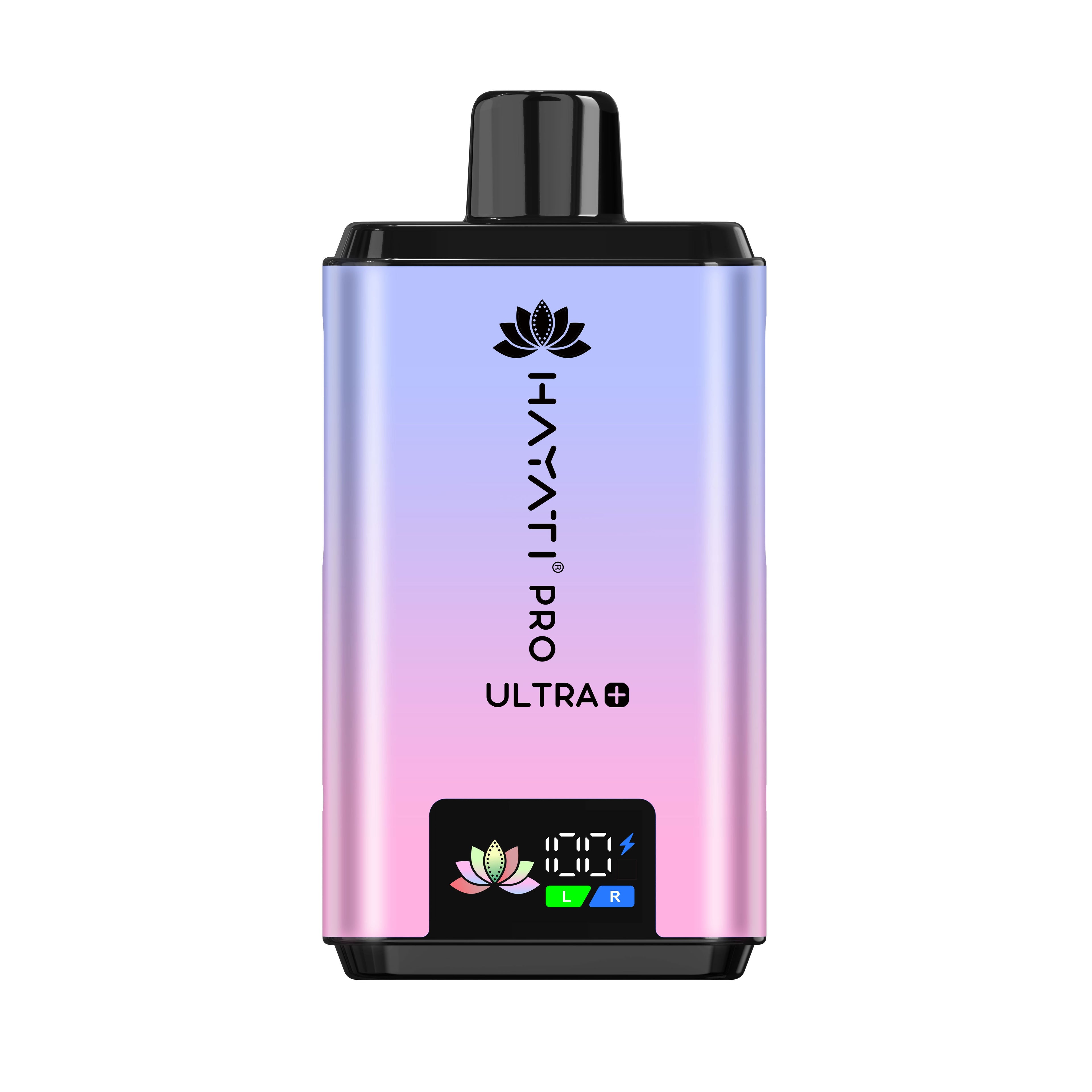 Hayati Pro Ultra Plus 25k Puffs Vape Kit Blueberry Cotton K and Raspberry Cotton K