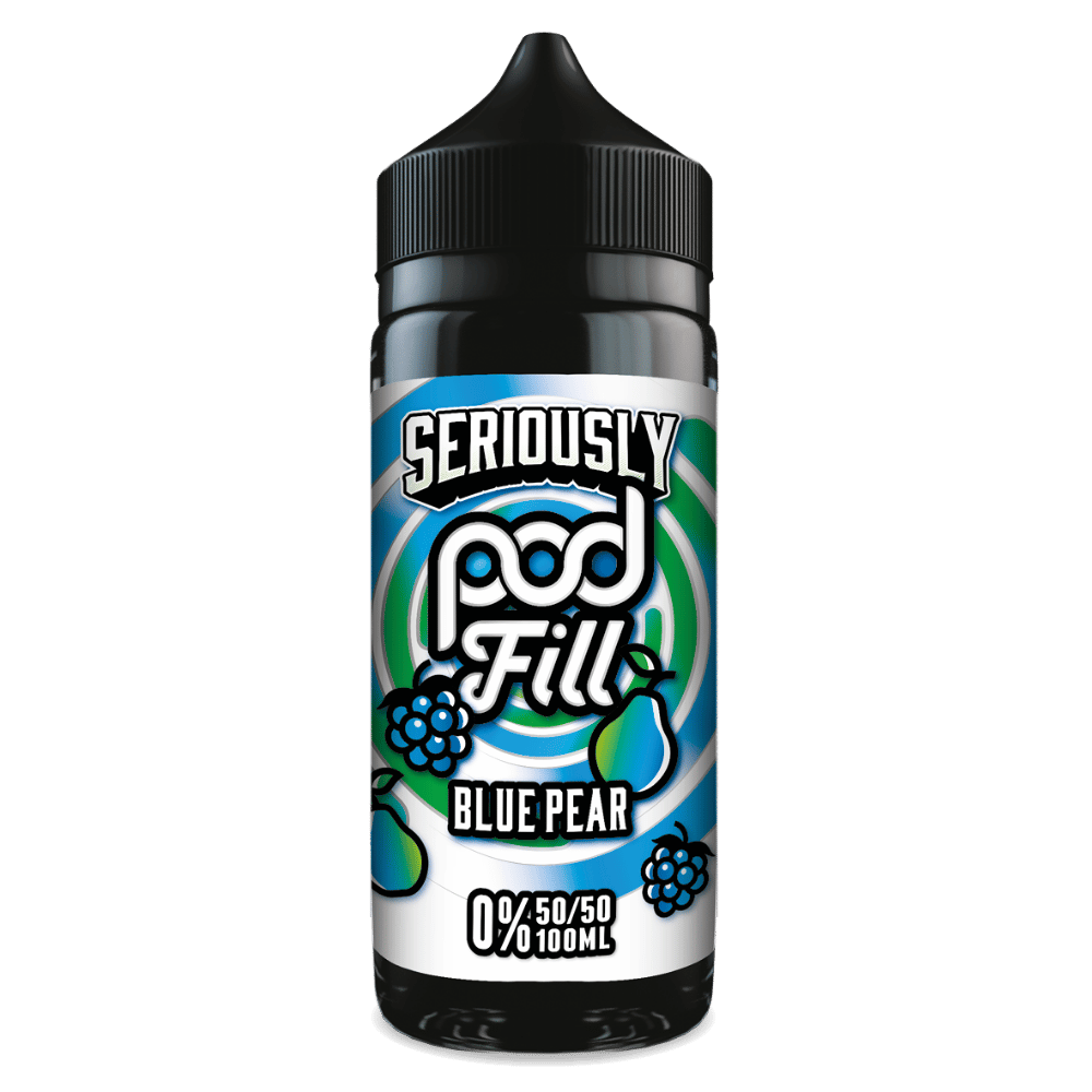 Doozy Pod Fill 100ml E-Liquid Shortfill Blue Pear