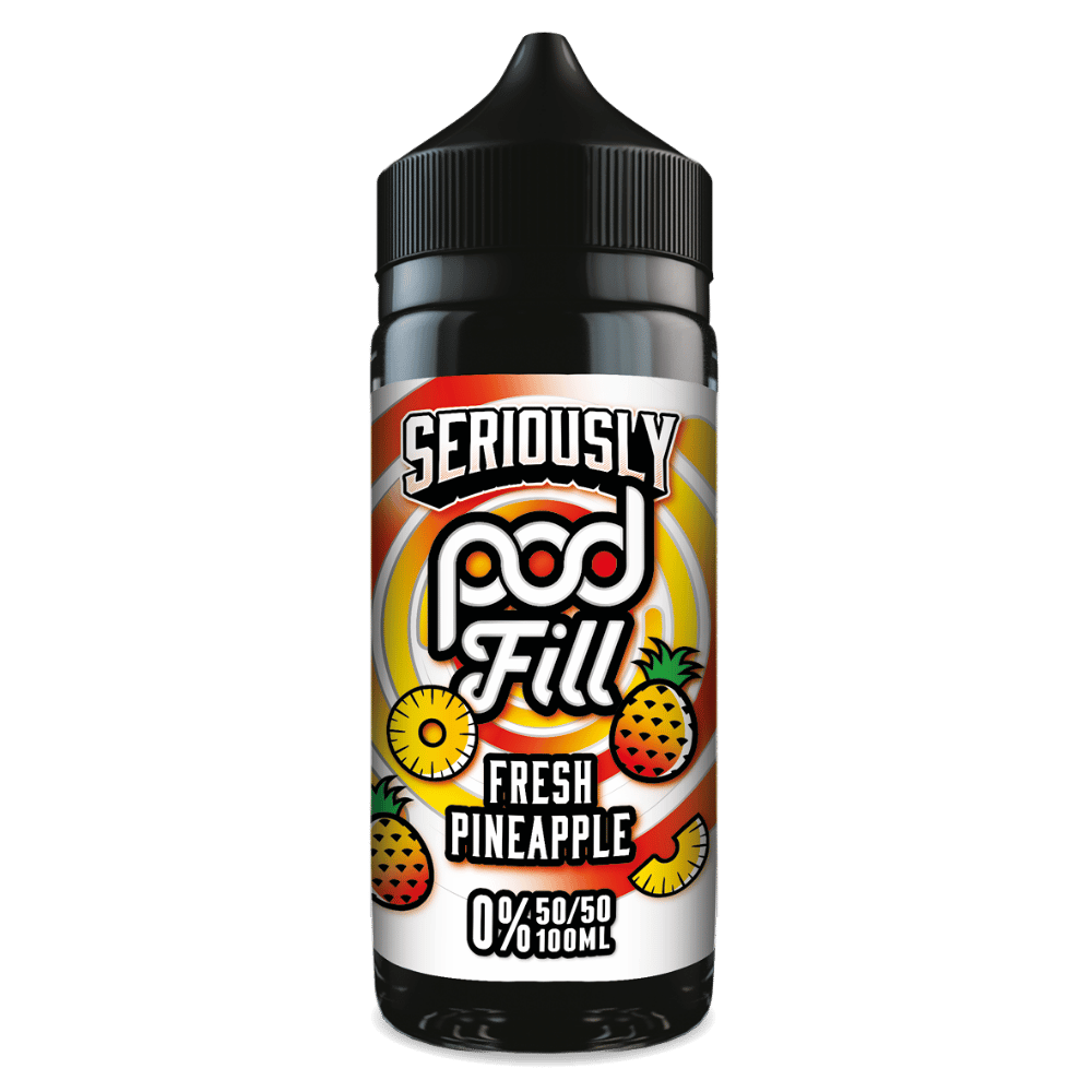 Doozy Pod Fill 100ml E-Liquid Shortfill Fresh Pineapple