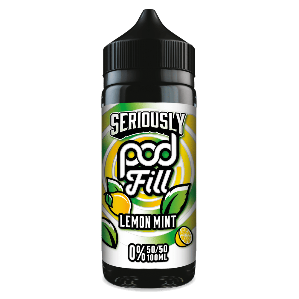 Doozy Pod Fill 100ml E-Liquid Shortfill Lemon Mint