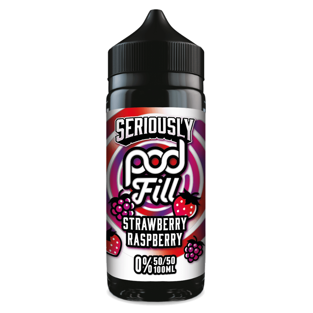 Doozy Pod Fill 100ml E-Liquid Shortfill Strawberry Raspberry