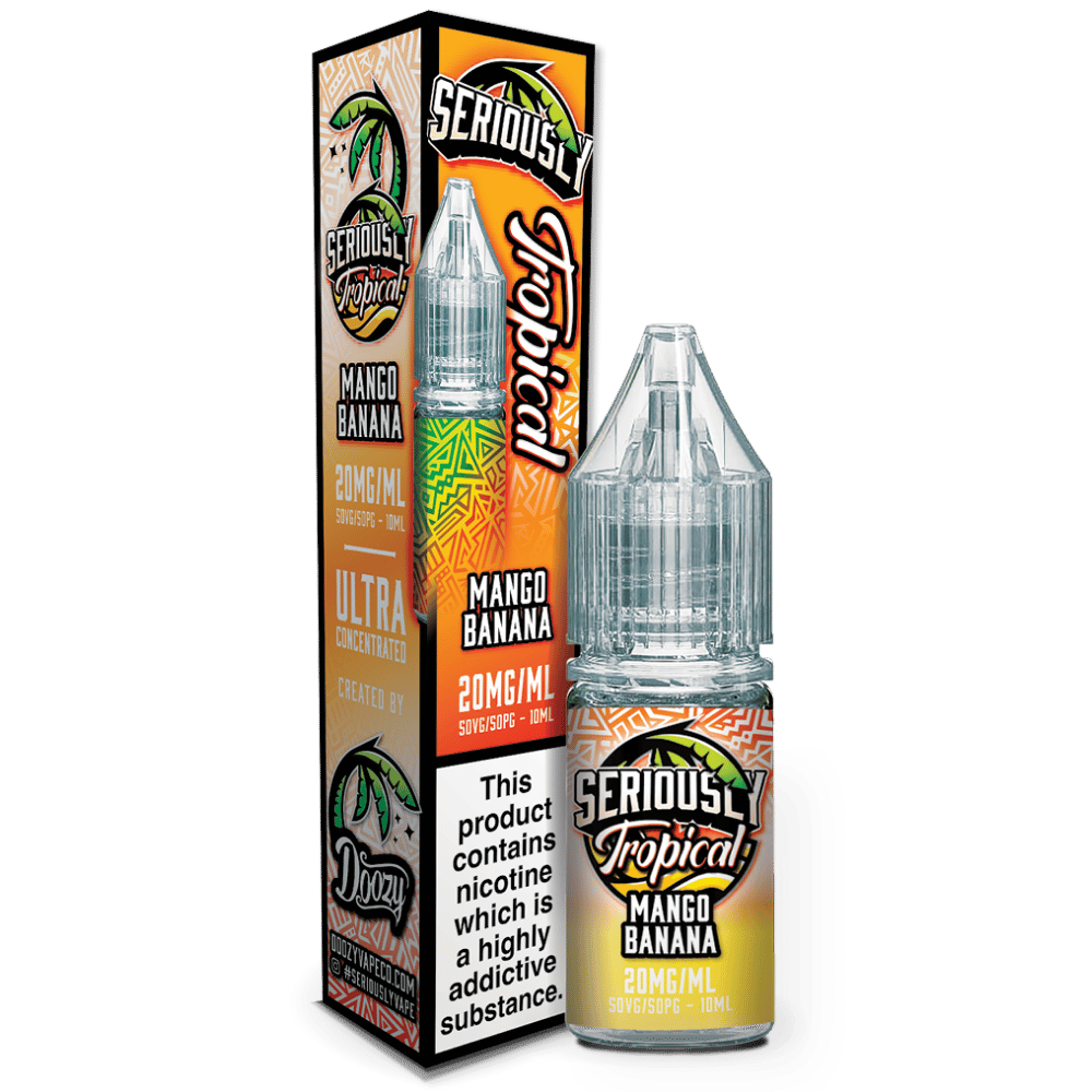 Doozy Seriously Tropical Nic Salt E-Liquid Mango Banana