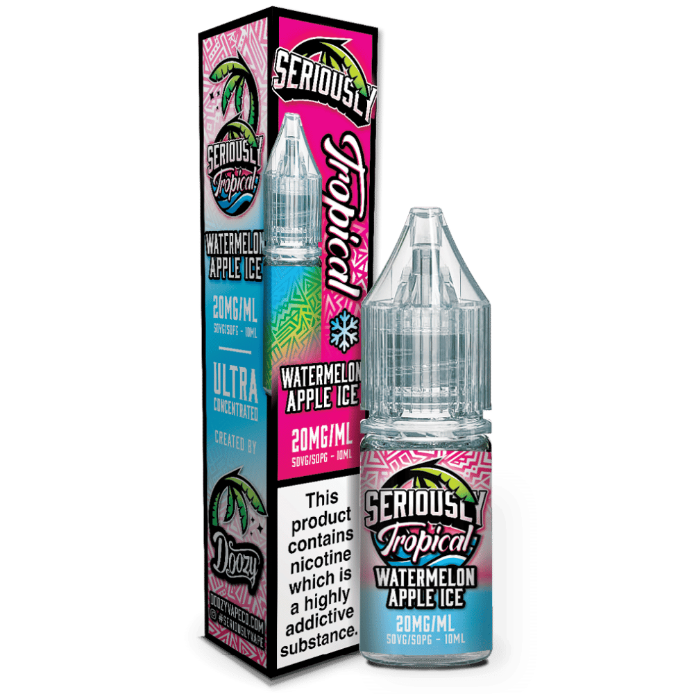 Doozy Seriously Tropical Nic Salt E-Liquid Watermelon Apple Ice