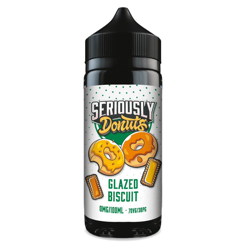 Doozy Seriously Donuts 100ml E-Liquid Shortfill Glazed Biscuit