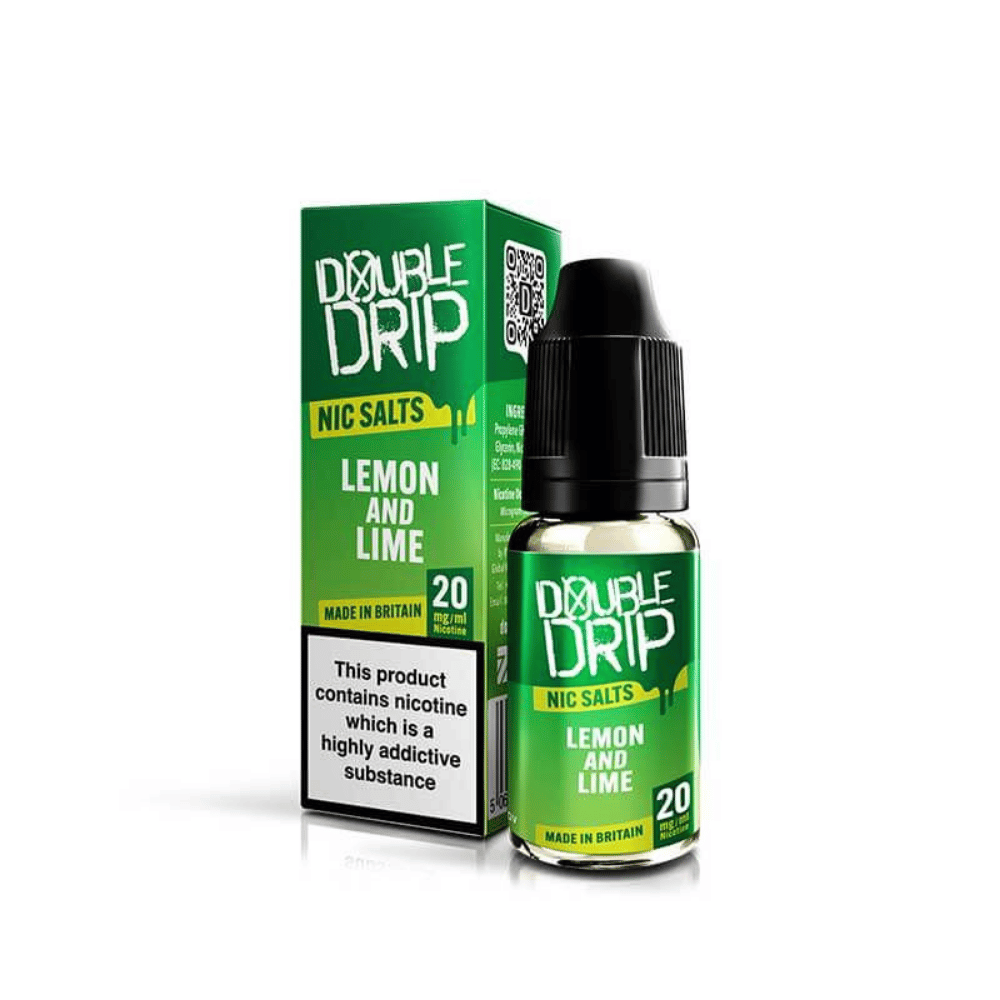 Double Drip Nic Salt E-Liquid Lemon and Lime