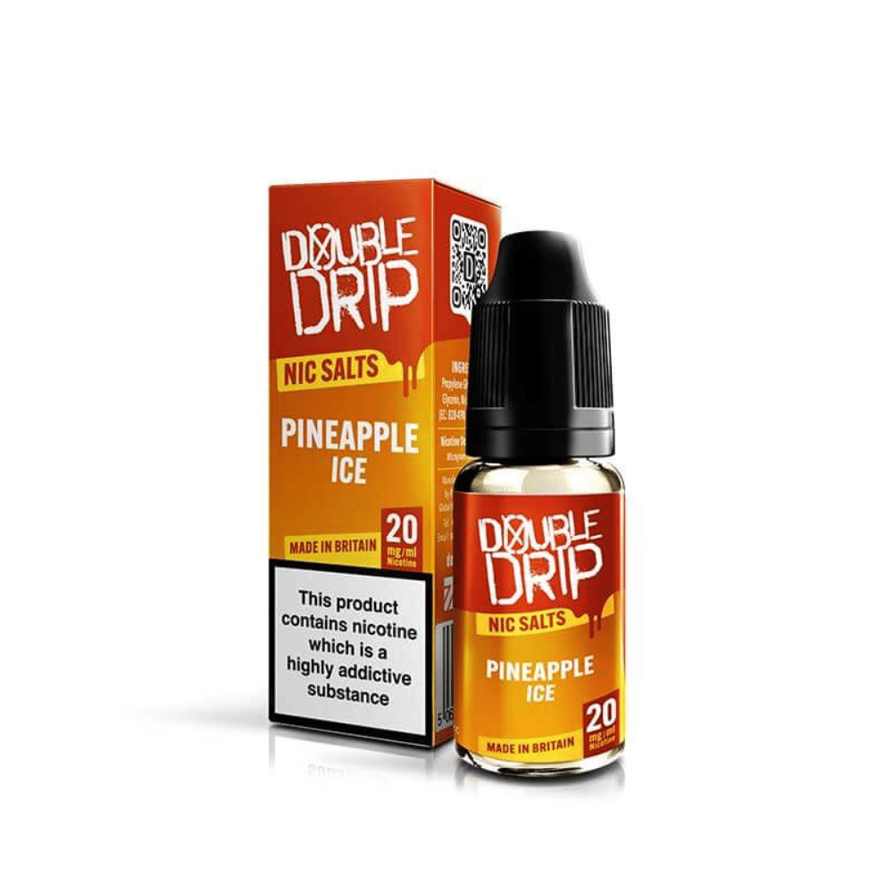 Double Drip Nic Salt E-Liquid Pineapple Ice