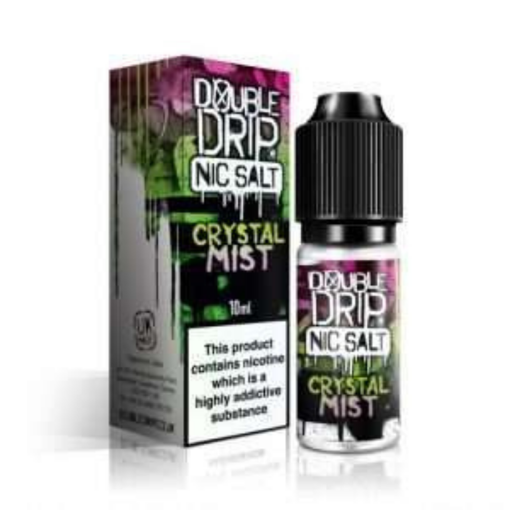 Double Drip Nic Salt E-Liquid Crystal Mist