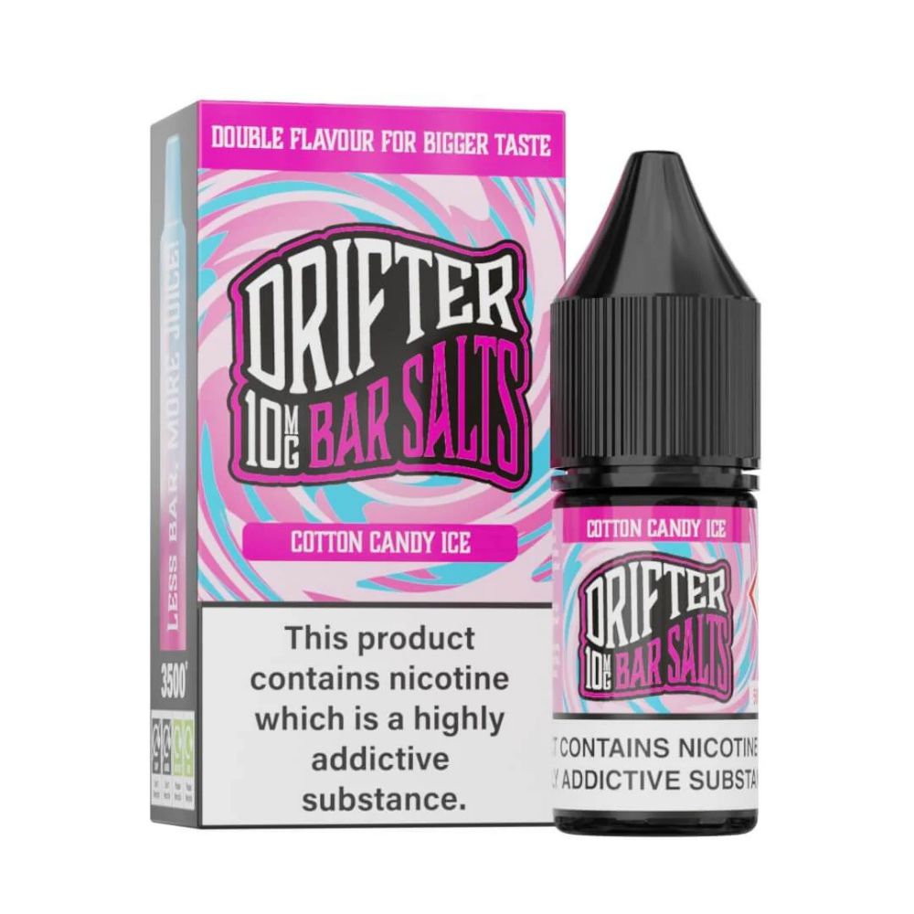 Drifter Bar Salt Nic Salt E Liquid Cotton Candy Ice