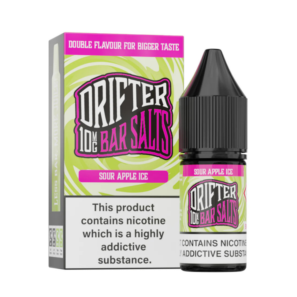 Drifter Bar Salt Nic Salt E Liquid Sour Apple Ice
