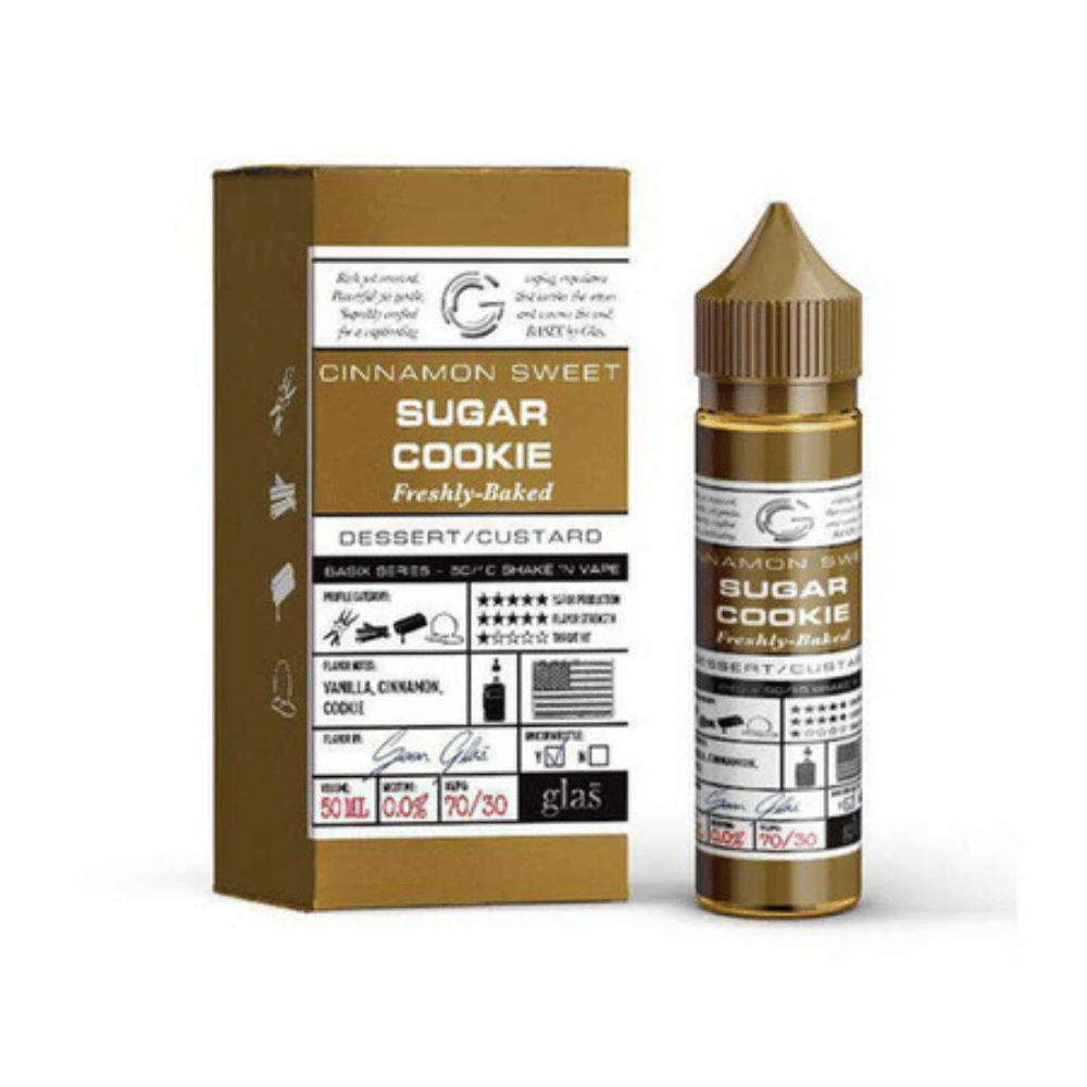 Glas Basix 50ml Shortfill E-Liquid Sugar Cookie